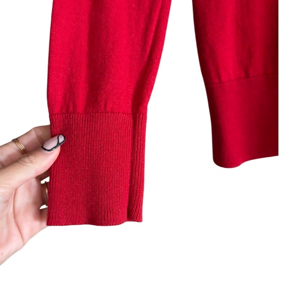 BURBERRY BRIT- Men’s Cashmere Crewneck Red Sweater / Tunic ❤️ - Picture 3 of 7